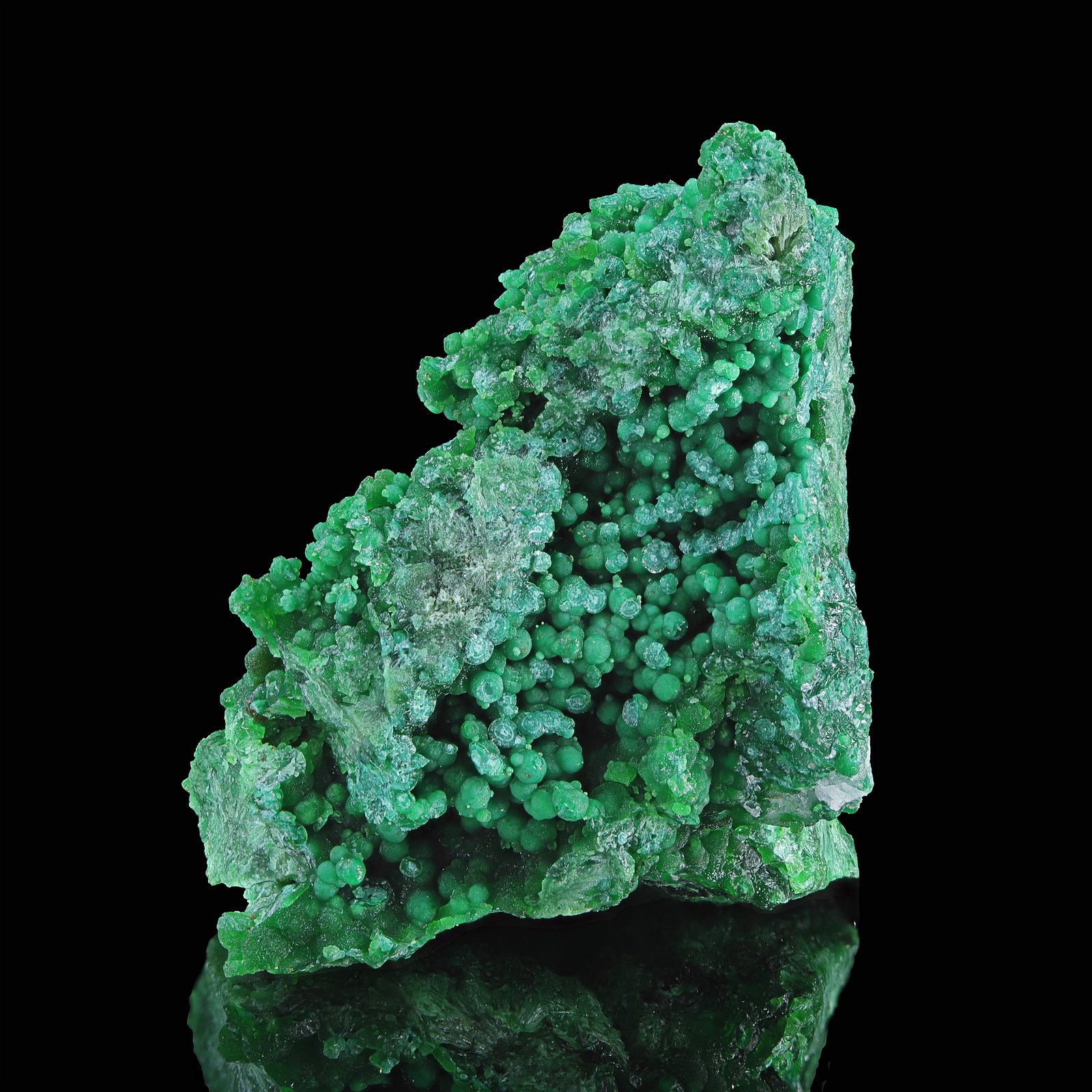 Green Conichalcite Crystals from the Serpieri Mine in  in the Lavrion mining district of southeastern Attica, Greece.